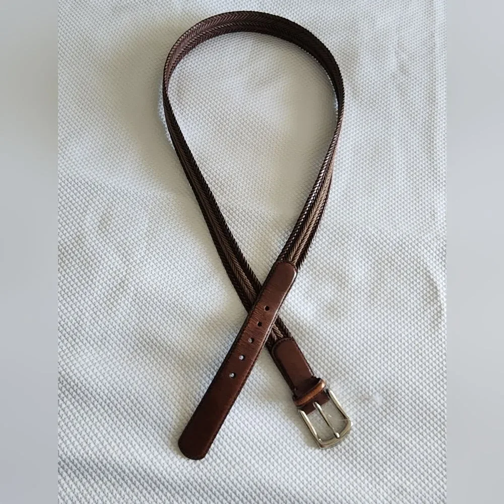 TORINO LEATHER  Brown Men's Belt